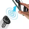 USAMS US-CC115 C21 Trasmettitore FM per auto con caricabatterie USB doppio, Bluetooth 5.0, 3,4 A, nero