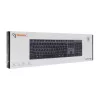 Tastiera wireless SBOX WK-131 US, design compatto in metallo, layout US
