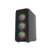 Case Fury Shobo SH4F con finestra RGB e 4 ventole MIDI computer PC