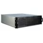 Inter-Tech 3U-30248 Rack nero, acciaio inox
