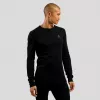 Odlo BL TOP girocollo manica lunga ACTIVE WARM ECO maglietta uomo, taglia M, nero