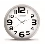 Orologio da parete Esperanza EHC013K - Zurich - nero orologio al quarzo ovale nero, bianco