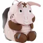 Zaino Affenzahn Big Friend Tonie Pig rosa/marrone — zaino per bambini, misura piccola