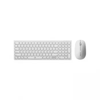 Tastiera e mouse Alogic Echelon Compact USB-C BT tedesca bianco - Tastiera - USB Type-C - Tastiera - USB Type-C