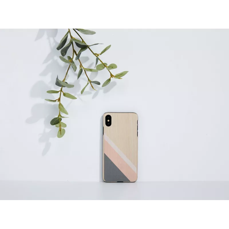 Custodia per smartphone man and wood per iPhone XS Max – abito rosa, nero