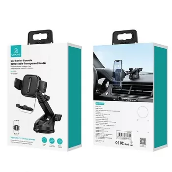 Supporto per cruscotto auto e parabrezza USAMS ZJ072 ZJ072ZJ01 nero – supporto universale per dispositivi