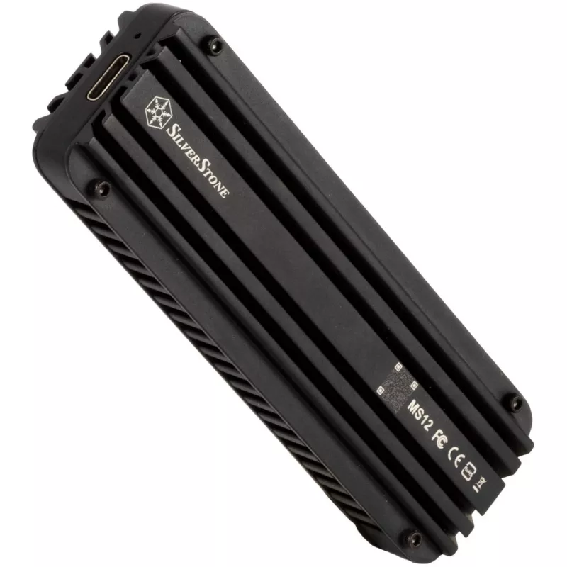 Case per SSD Silverstone MS12 nero M.2