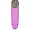 NT1 Signature + cavo XLR + braccio da studio da tavolo, microfono lilla, bundle