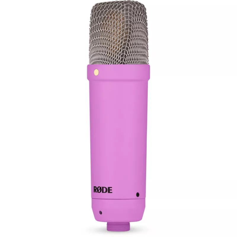 NT1 Signature + cavo XLR + braccio da studio da tavolo, microfono lilla, bundle