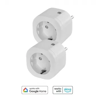 Bundle prese smart Omajin OBU-2SP-SK-01 confezione da 2 Wi-Fi con monitoraggio consumi