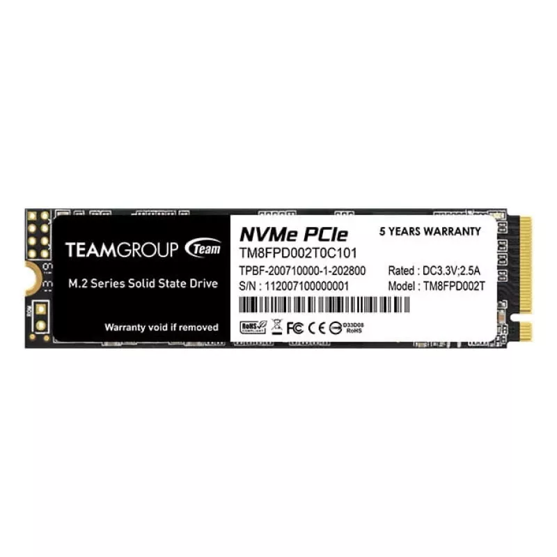 SSD Team Group 2 TB M.2 PCI Express 3.0 NVMe MP33 PRO