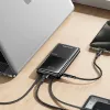 Powerbank 10000mAh P76K 22,5W 4 uscite di ricarica due cavi