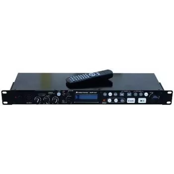 Media player Omnitronic DMP-102, riproduzione USB e SD per rack 19