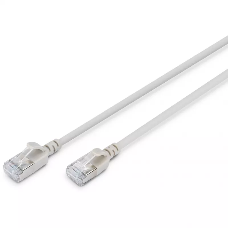 Cavo patch slim Digitus CAT 6A F-FTP 10 m grigio