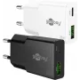 Caricabatterie rapido doppio USB-C™ PD GaN Goobay sottile (25 W) nero (75733)