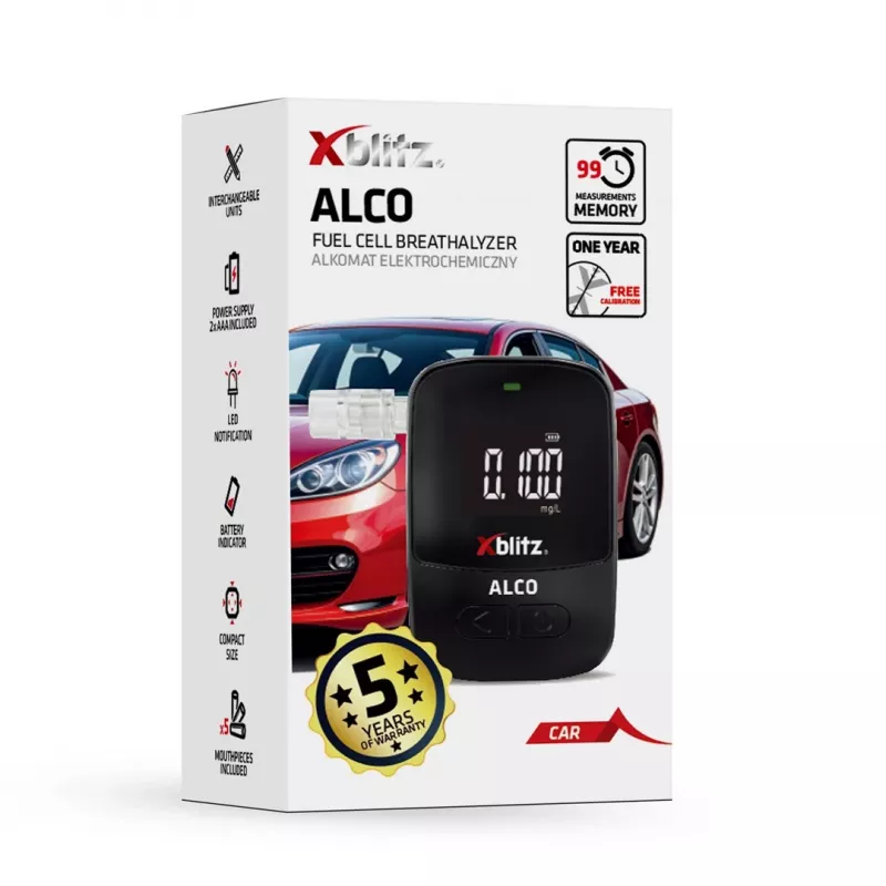 Xblitz ALCO etilometro elettrochimico