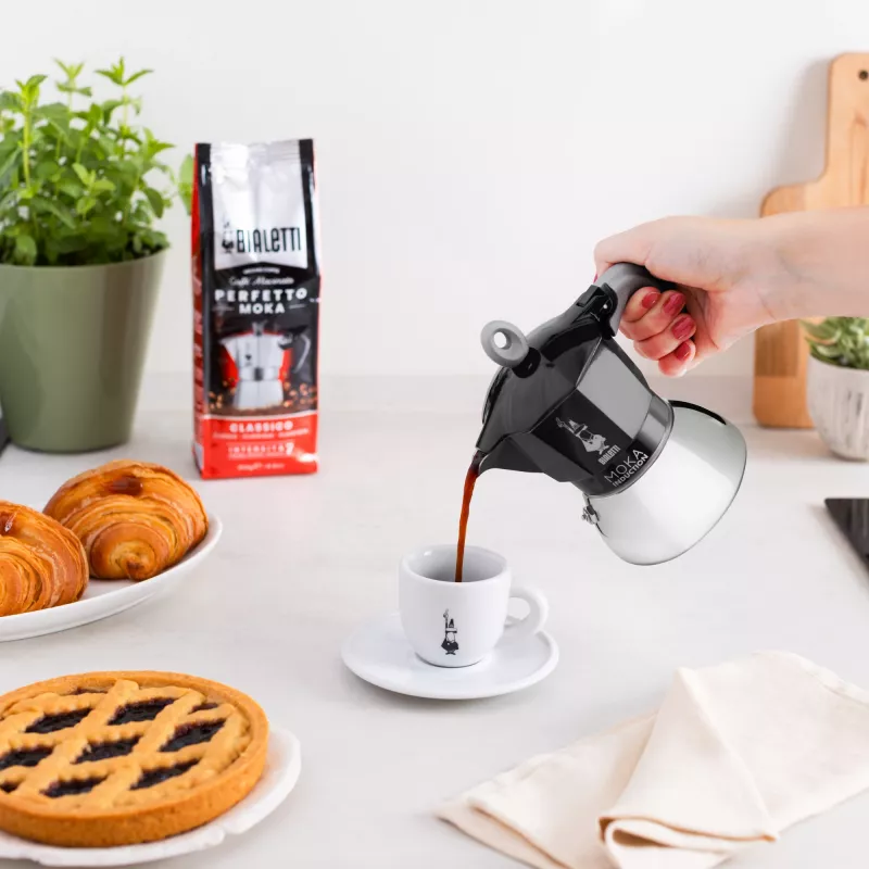 Bialetti Moka Induction Caffettiera moka 2 tazze