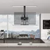 Supporto TV da soffitto MACLEAN MC-976 per schermi da 32 inch a 55 inch, VESA fino a 400×400, portata massima 50 kg