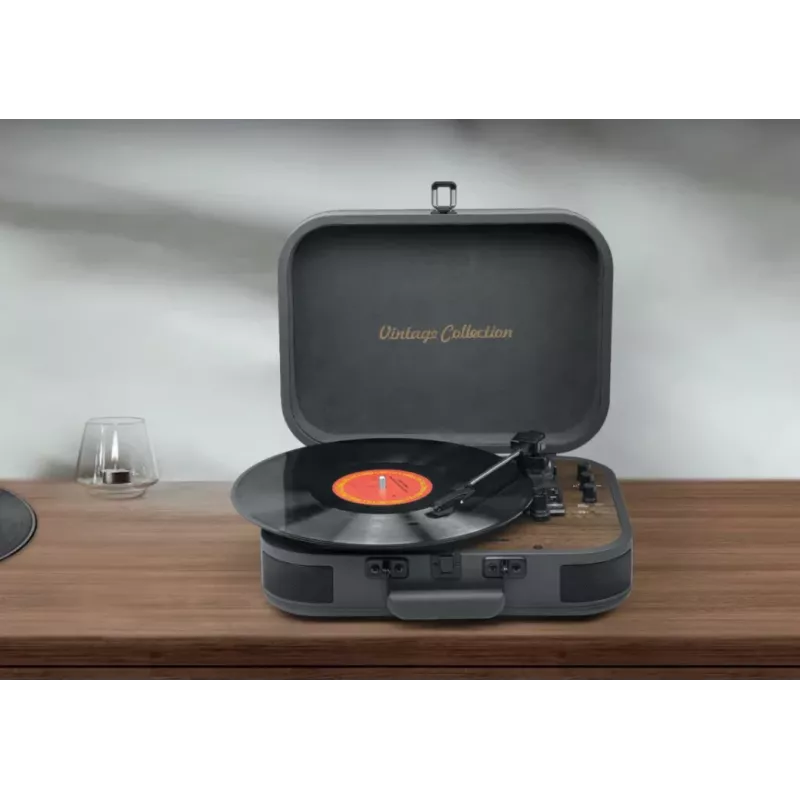 Muse giradischi stereo con Bluetooth Out | MT-207 DGB | 2x5 W | Bluetooth | nero/marrone