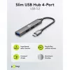 Hub USB Goobay Slim a 4 porte, USB-C™ a USB-C™/USB-A, USB 3.2 (74459)