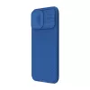 Custodia protettiva Nillkin CamShield Pro per iPhone 16 Pro Max, blu, copertura fotocamera scorrevole