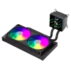 Dissipatore a liquido per CPU Gamemax | GLACIER 240 LCD BK | Intel, AMD
