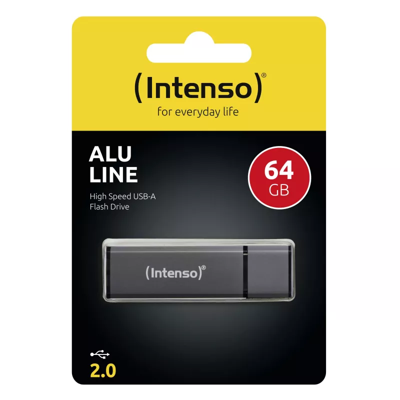Chiavetta USB flash USB2 64GB/ANTHRAZIT 3521491 INTENSO