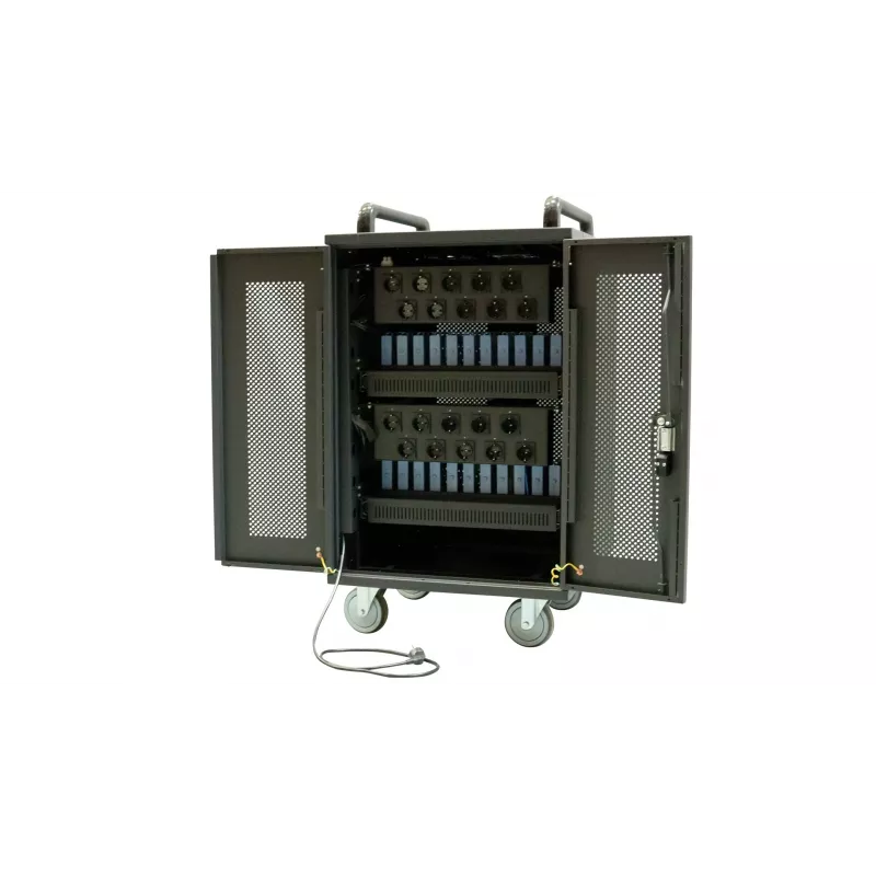 Avtek International Avtek Charging Cart 20 armadio portatile per la gestione dei dispositivi nero