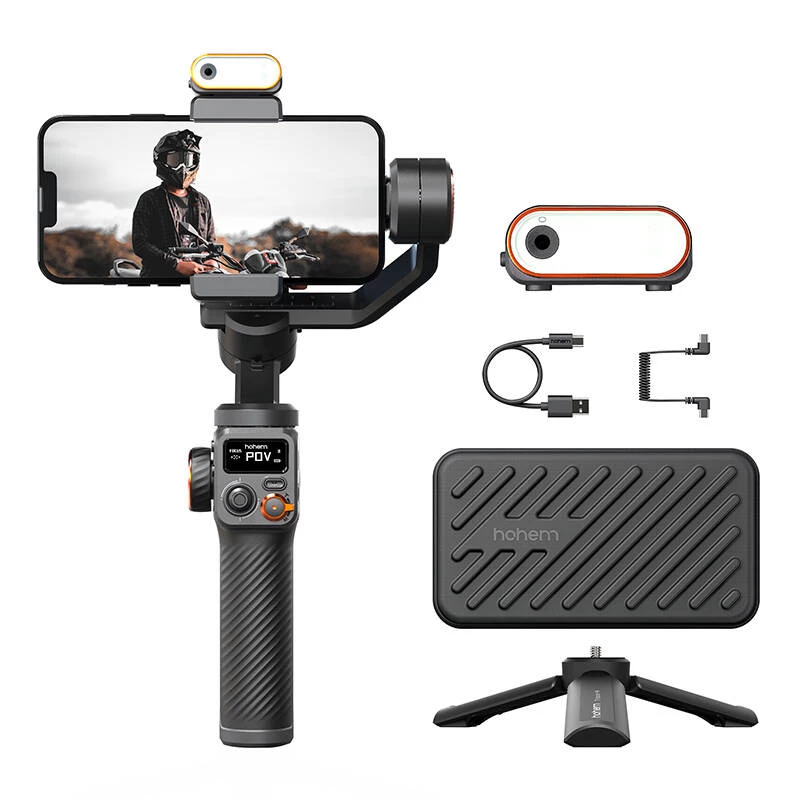 Stabilizzatore per fotocamera smartphone Hohem iSteady M6 Kit nero 2600 mAh