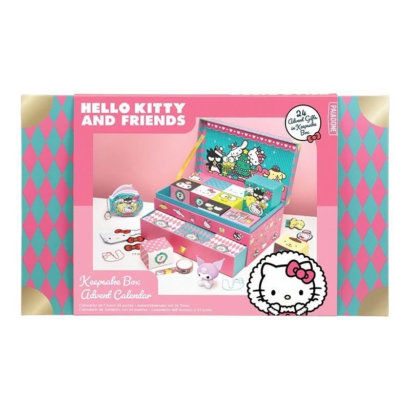 Calendario dell'avvento scatola contenitore Paladone Hello Kitty modello PP15340HKF