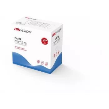 Cavo di rete Hikvision DS-1LN5EUEC7 grigio 305 m UTP Cat5e conduttore a filo pieno per esterno LAN