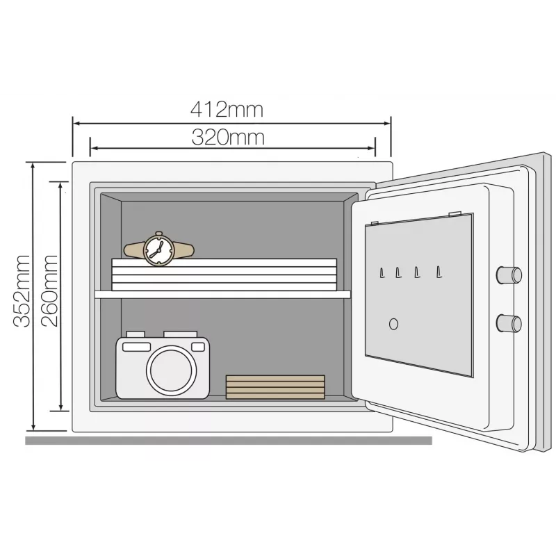 Cassaforte ignifuga YFM Home L