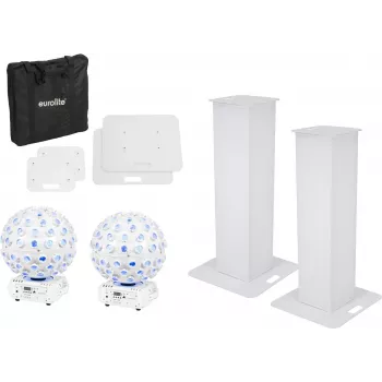 Set supporto da palco EUROLITE 20000652 100 cm con 2× LED B-40 White Effect