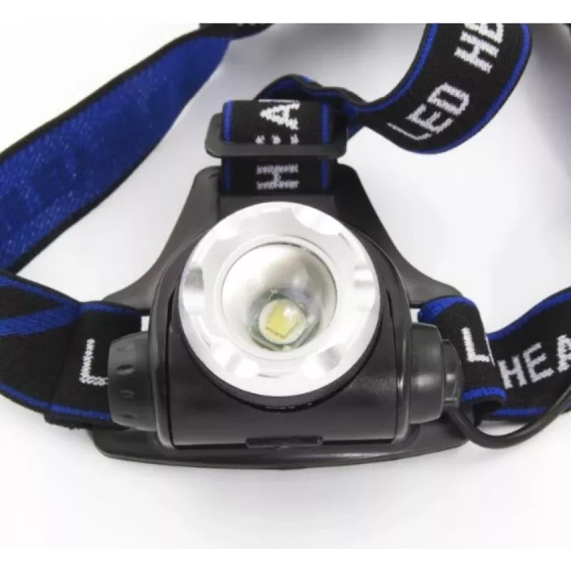 Lampada frontale ESPERANZA EOT005 — LED Cree T6, 3W, 600 lm, AA x2, corpo in alluminio, impermeabile, resistente agli urti, fascia regolabile
