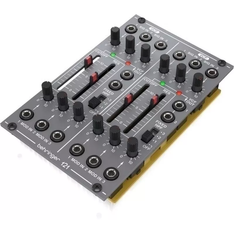 Modulo sintetizzatore modulare Behringer Dual VCF 121 — filtro a tensione controllata a 2 canali