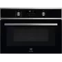 Forno da incasso Electrolux EVL6E49X, compatto 45 cm, metallo, nero, CombiQui