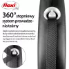 Flexi Black Design L 5 m guinzaglio per cani con meccanismo a rotella