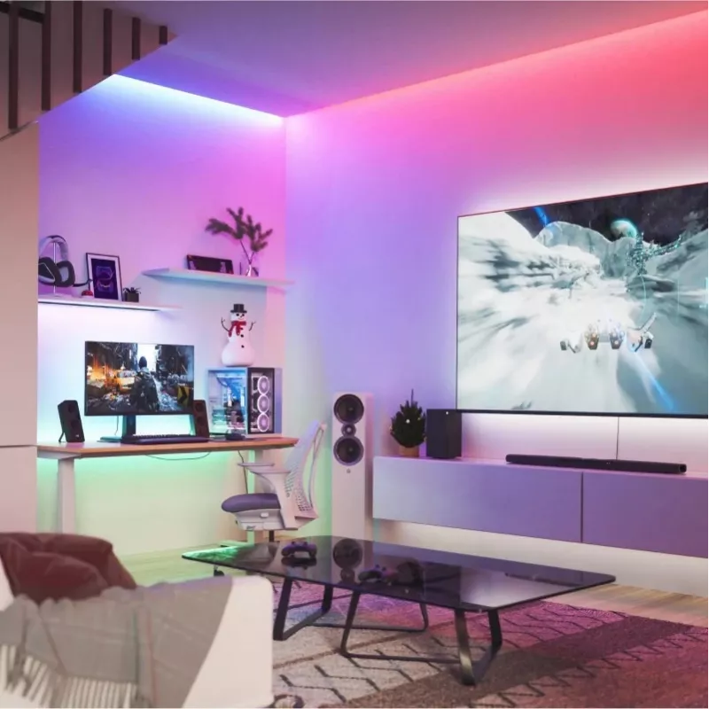 Nanoleaf Essentials Light Strips estensione 2 metri | 23 W | RGBCW | Bluetooth, Thread | 2700 - 6500 K