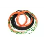 Cavo patch in fibra ottica Extralink MP1 25 m LC APC — monomodale, nero con boot verdi/arancioni