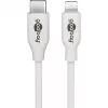 Apple Lightning / USB-C PD set di ricarica 30 Watt, caricabatterie bianco, cavo 1 metro, PD