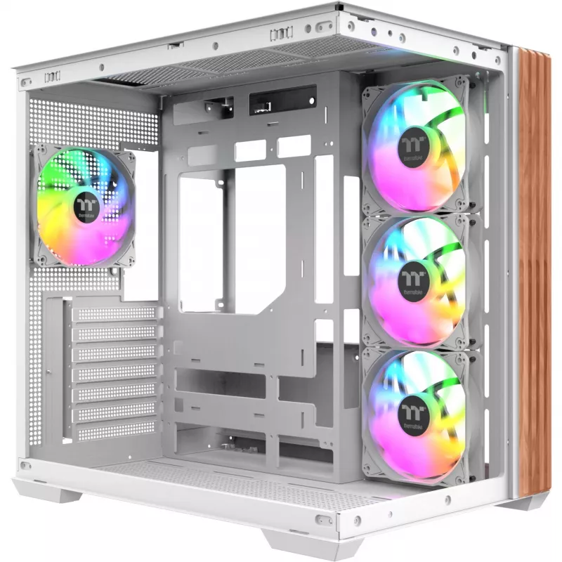 Case Midi Tower Thermaltake View 380 WS ARGB bianco