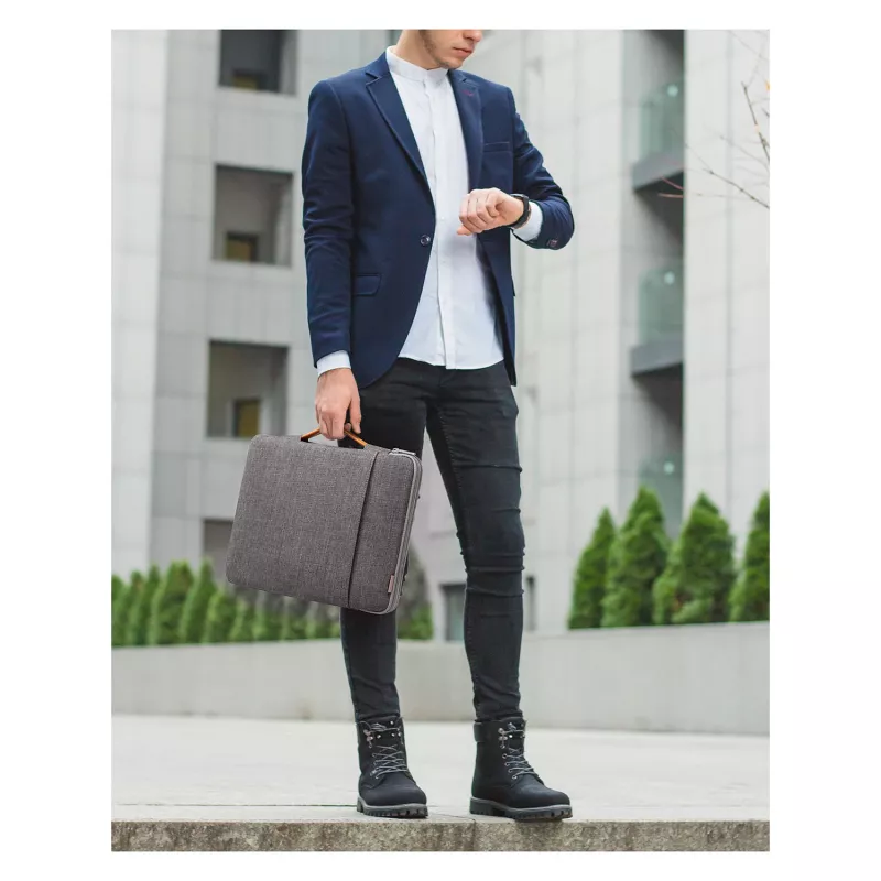 Custodia sleeve Inateck LB02006 per laptop da 40,6 cm (16 pollici), grigio, manico
