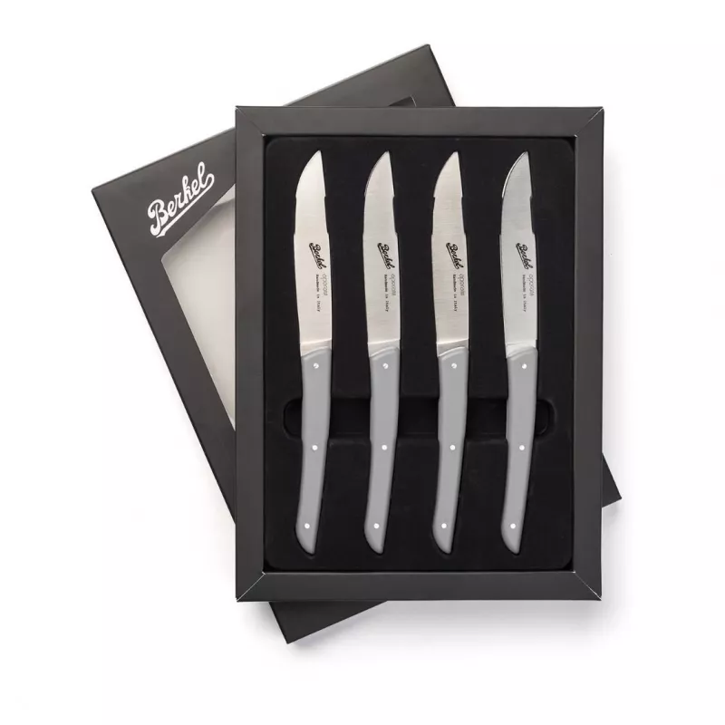 Berkel set coltelli da bistecca 4 pezzi colore grigio