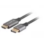 Lanberg CA-DPHD-20CU-0018-BK adattatore cavo video 1,8 m DisplayPort HDMI Type-A (standard) nero, argento