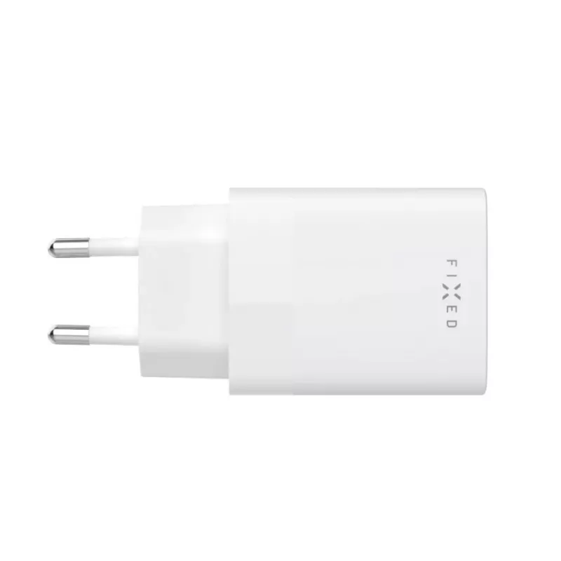 Caricabatterie da viaggio USB-C FIXED FIXC30N-C-WH — alimentatore USB-C compatto 30W, ricarica rapida a porta singola