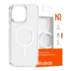 Custodia magnetica McDodo per iPhone 15 Pro (trasparente)