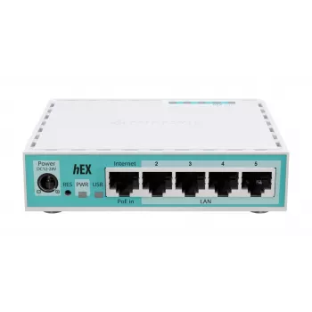 Router con filo Mikrotik hEX Gigabit Ethernet bianco