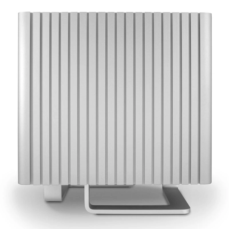 Case cubo fanless Streacom DB4 + alimentatore Nano 120 Watt - argento