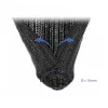 Guaina intrecciata DeLOCK 19033 10 m x 16 mm nero