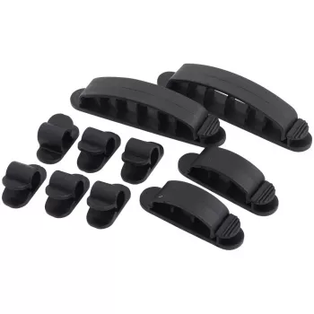 LogiLink KAB0039 fascette per cavi nere 10 pz.